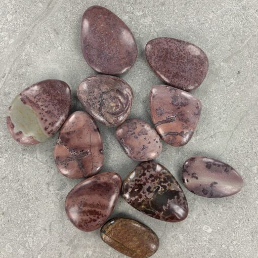 Red Dendritic Jasper | Smooth Stone | Sacred Earth Crystals | Wholesale Crystal Shop | Brisbane | Australia