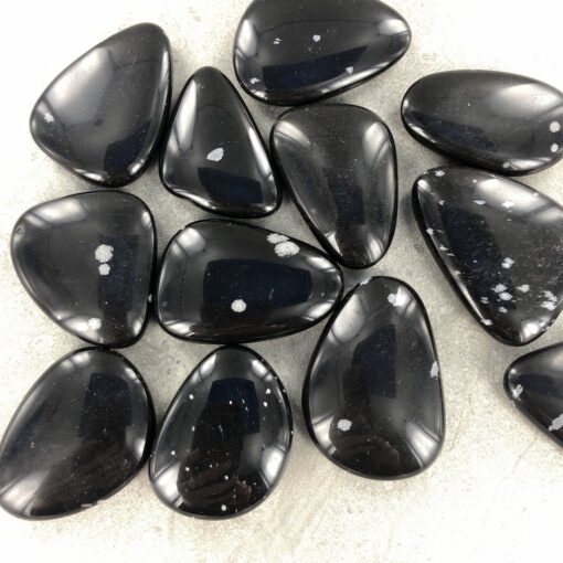 Snowflake Obsidian | Smooth Stones | Sacred Earth Crystals | Wholesale Crystal Shop | Brisbane | Australia