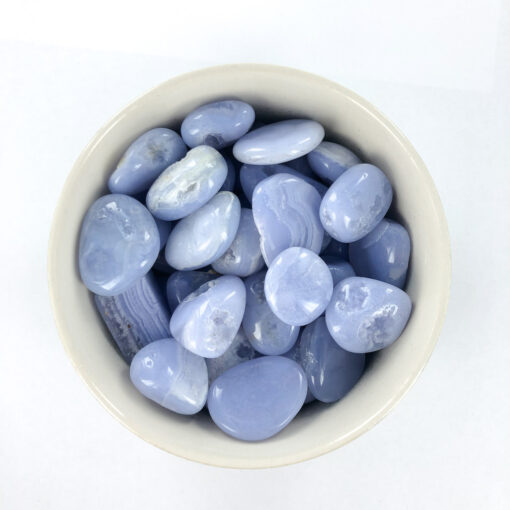 Blue Lace Agate | Tumble | Sacred Earth Crystals | Wholesale Crystals | Brisbane | Australia