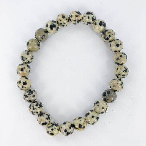 Dalmatian Jasper | 8mm Bracelet | Sacred Earth Crystals | Wholesale Crystals | Brisbane | Australia