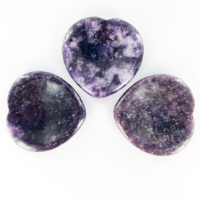 Lepidolite Dark | Heart Worry/Thumb Stone | Sacred Earth Crystals | Wholesale Crystals | Brisbane | Australia