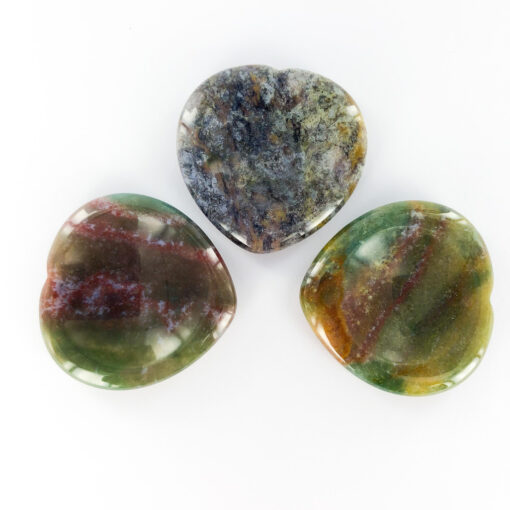 Moss Agate | Heart Worry/Thumb Stone | Sacred Earth Crystals | Wholesale Crystals | Brisbane | Australia