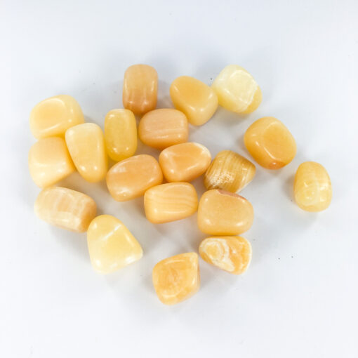 Yellow Calcite | Tumbles | Sacred Earth Crystals | Wholesale Crystals | Brisbane | Australia