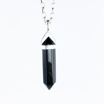 Black Obsidian | Sterling Silver Pendant | Sacred Earth Crystals | Wholesale Crystals | Brisbane | Australia