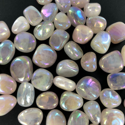 Rose Quartz Aura | Tumble | Sacred Earth Crystals | Wholesale Crystals | Brisbane | Australia