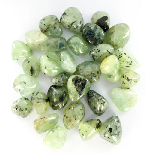 Prehnite with Epidote | Tumble | Sacred Earth Crystals | Wholesale Crystals | Brisbane | Australia