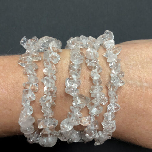 Clear Quartz | Pack of Chip Bracelets | Sacred Earth Crystals | Wholesale Crystals | Brisbane | Australia