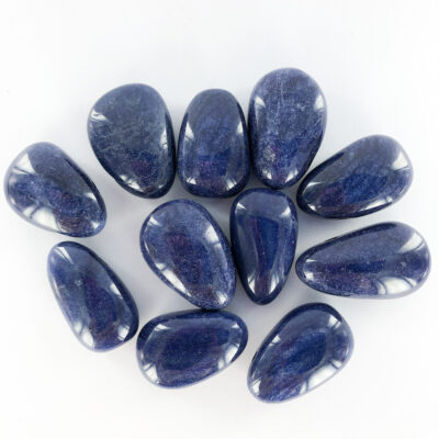 Blue Quartz | Pendant with Cross Hole | Sacred Earth Crystals | Wholesale Crystals | Brisbane | Australia
