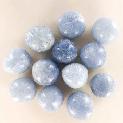 Blue Calcite | Tumbles | Sacred Earth Crystals | Wholesale Crystals | Brisbane | Australia