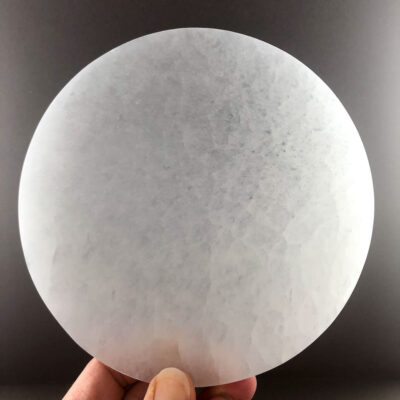 Selenite | Round Charge Plate | Sacred Earth Crystals | Wholesale Crystals | Brisbane | Australia