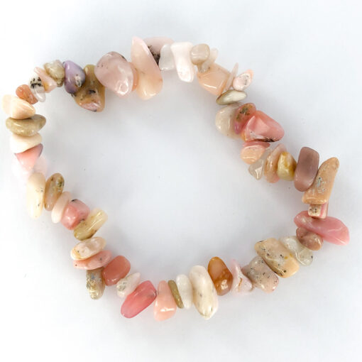 Pink Opal | Chip Bracelet | Sacred Earth Crystals | Wholesale Crystals | Brisbane | Australia