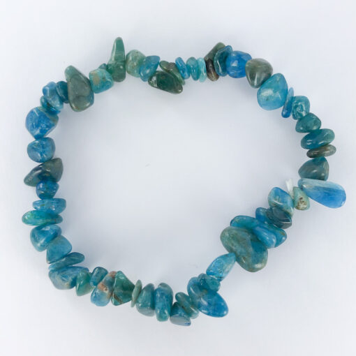 Blue Apatite | Chip Bracelet | Sacred Earth Crystals | Wholesale Crystals | Brisbane | Australia