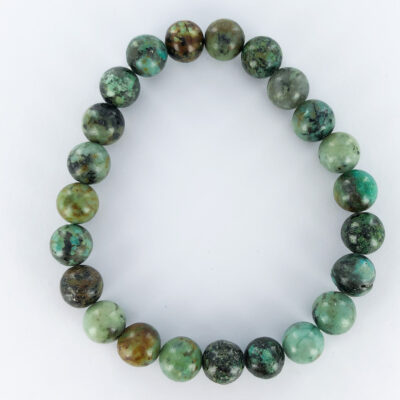 African Turquoise | 8mm Round Bead Bracelet | Sacred Earth Crystals | Wholesale Crystals | Brisbane | Australia
