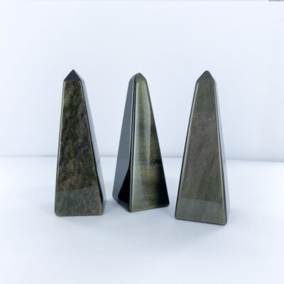 Gold Sheen Obsidian | Obelisk | Sacred Earth Crystals | Wholesale Crystals | Brisbane | Australia