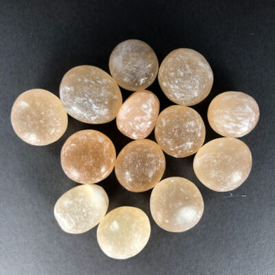Clearance Peach Selenite | Tumbles | Sacred Earth Crystals | Wholesale Crystals | Brisbane | Australia