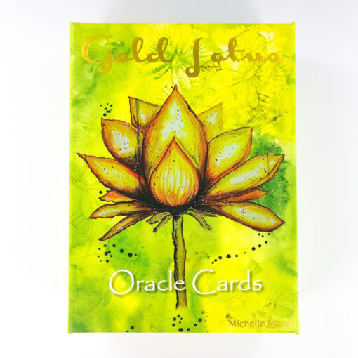 Gold Lotus | Oracle Card Deck | Sacred Earth Crystals | Wholesale Crystal Shop | Brisbane | Australia