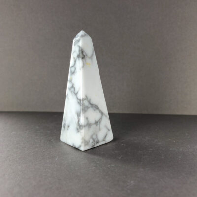 White Howlite | Obelisk | Sacred Earth Crystals | Wholesale Crystal Shop | Brisbane | Australia