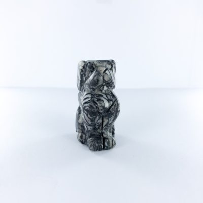 Net Jasper | Dog Figurine | Sacred Earth Crystals | Wholesale Crystal Shop | Brisbane | Australia