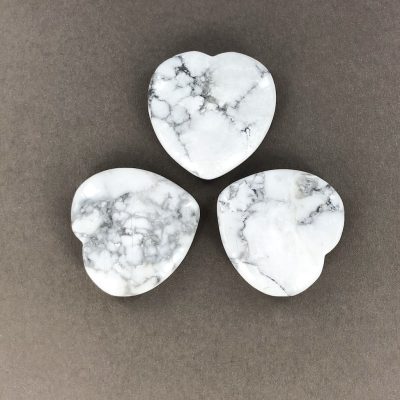 White Howlite | Heart | Sacred Earth Crystals | Wholesale Crystal Shop | Brisbane | Australia