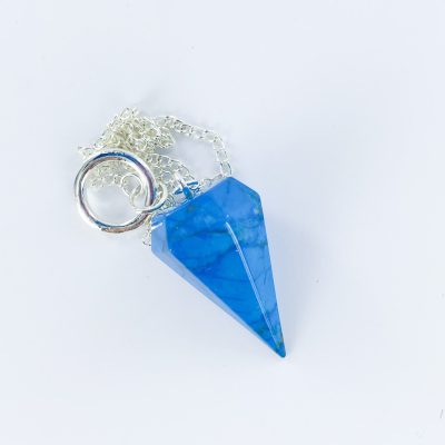 Howlite Dyed Turquoise | Pendulum | Sacred Earth Crystals | Wholesale Crystal Shop | Brisbane | Australia