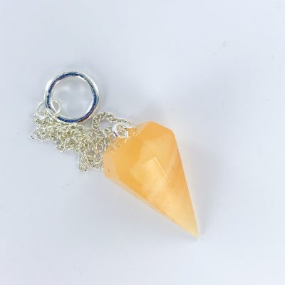 Orange Calcite | Pendulum | Sacred Earth Crystals | Wholesale Crystal Shop | Brisbane | Australia