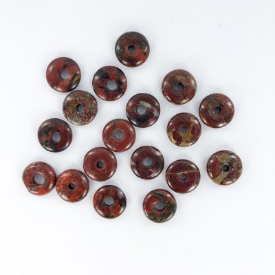 Poppy Jasper | Donut Pendant | Sacred Earth Crystals | Wholesale Crystal Shop | Brisbane | Australia