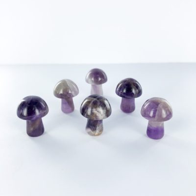 Chevron Amethyst | Mini Mushroom | Sacred Earth Crystals | Wholesale Crystal Shop | Brisbane | Australia