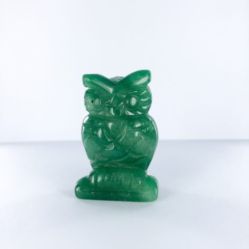 Green Aventurine | Owl | Sacred Earth Crystals | Wholesale Crystal Shop | Brisbane | Australia