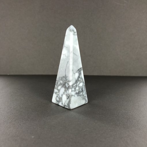 White Howlite | Obelisk | Sacred Earth Crystals | Wholesale Crystal Shop | Brisbane | Australia
