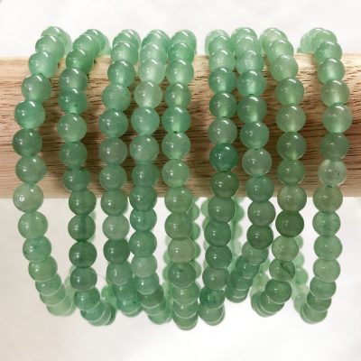 Green Aventurine | 6mm Round Bead Bracelet | Sacred Earth Crystals | Wholesale Crystals | Brisbane | Australia