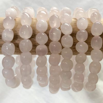 Pink Calcite | Tumbled Bead Bracelet | Sacred Earth Crystals | Wholesale Crystals | Brisbane | Australia