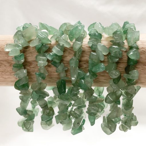 Green Aventurine | Chip Bracelet | Sacred Earth Crystals | Wholesale Crystals | Brisbane | Australia