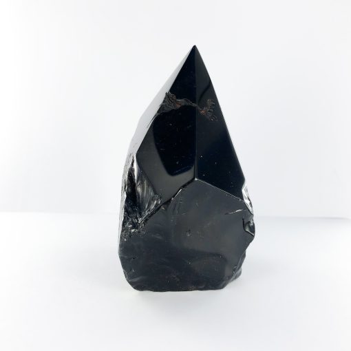Black Obsidian | Polished Point Cut Base | Sacred Earth Crystals | Wholesale Crystals | Brisbane | Australia