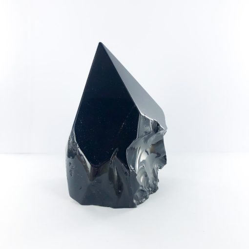 Black Obsidian | Polished Point Cut Base | Sacred Earth Crystals | Wholesale Crystals | Brisbane | Australia