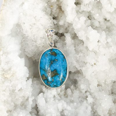 Persian Turquoise | Stirling Silver Pendant | Sacred Earth Crystals | Wholesale Crystals | Brisbane | Australia