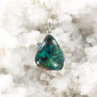Chrysocolla | Stirling Silver Pendant | Sacred Earth Crystals | Wholesale Crystals | Brisbane | Australia