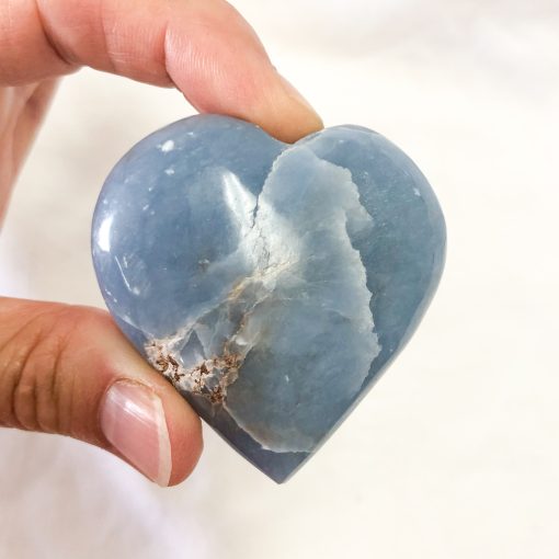Angelite | Heart | Sacred Earth Crystals | Wholesale Crystals | Brisbane | Australia