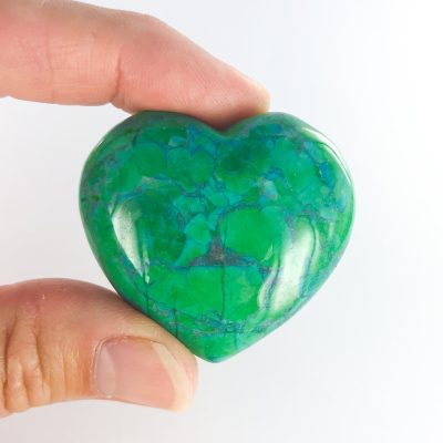 Howlite Dyed Chrysocolla Colour | Heart | Sacred Earth Crystals | Wholesale Crystals | Brisbane | Australia