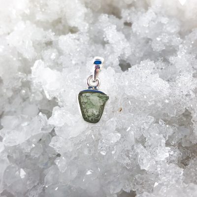Moldavite ( Authentic) | Sterling Silver Pendant | Sacred Earth Crystals | Wholesale Crystals | Brisbane | Australia